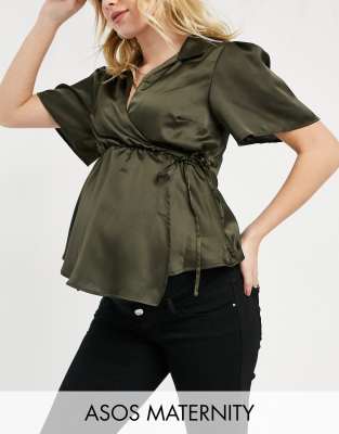 asos maternity blouse