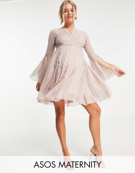 Asos maternity skater store dress