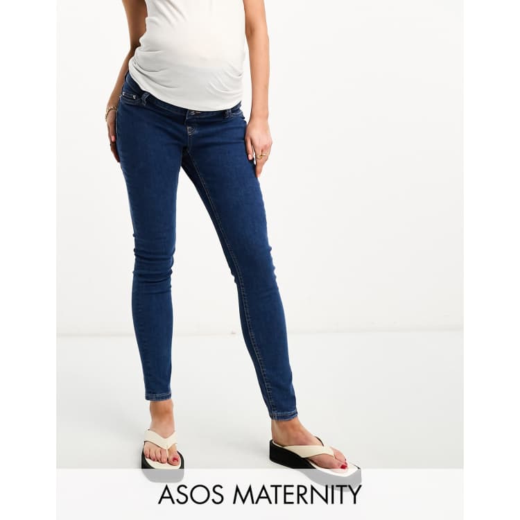 Mid Blue Jersey Denim Jeggings