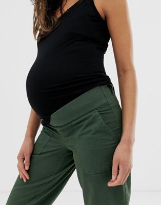 ASOS DESIGN Maternity slim leg combat 