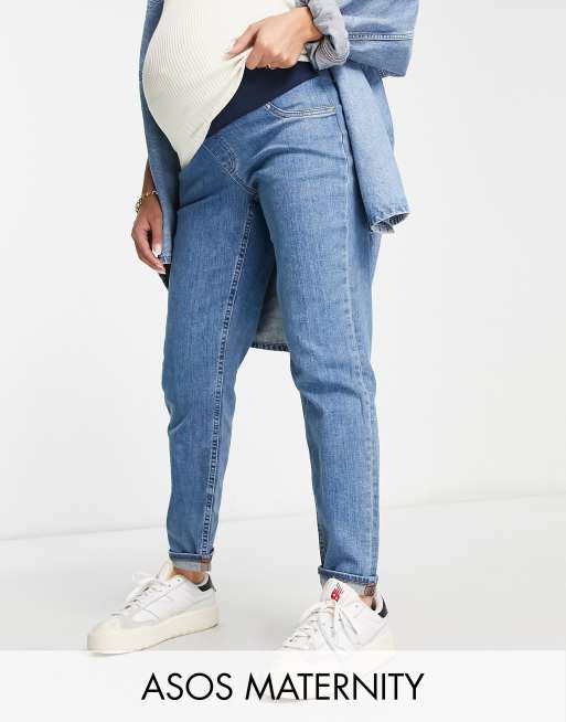 Asos petite maternity store jeans