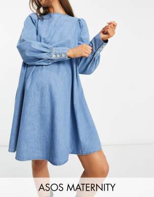 asos maternity smock dress