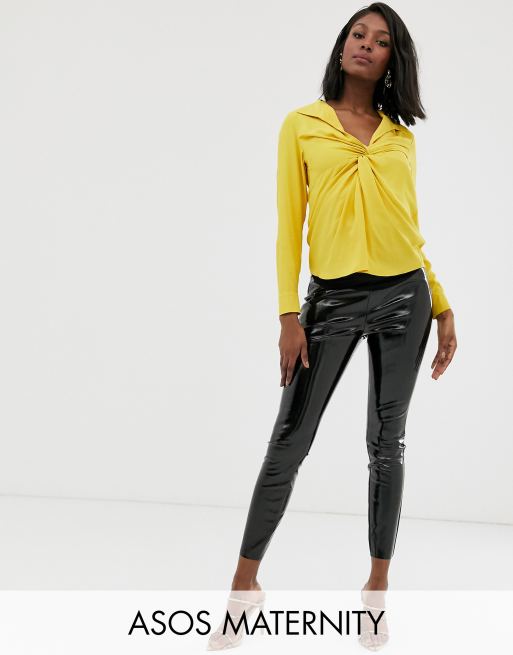 ASOS DESIGN vinyl legging