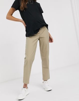 straight fit cotton pants