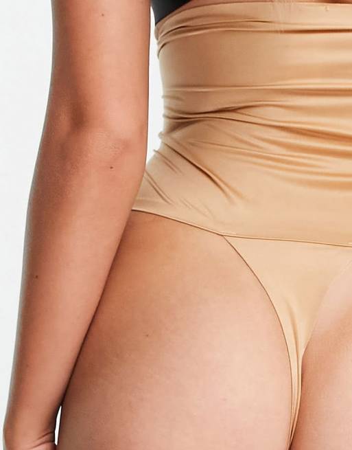 ASOS DESIGN Maternity - String gainant recouvrant le ventre - Beige, 4 de 4