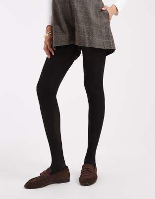 ASOS DESIGN Maternity - Strumpfhose in Schwarz mit verbesserter Passform, 50 DEN