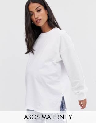 asos maternity sweatshirt