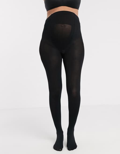 ASOS DESIGN Maternity – Svarta tights i  200 denier med ny förbättrad passform, 2 av 2