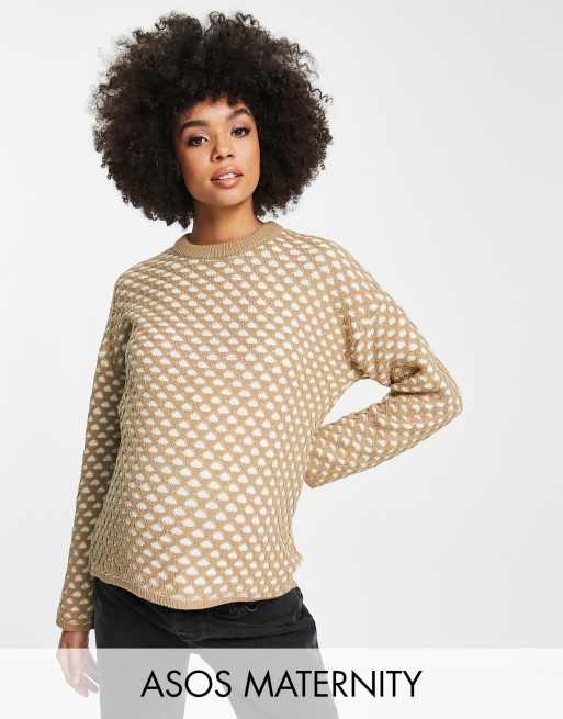 Asos hot sale maternity sweater