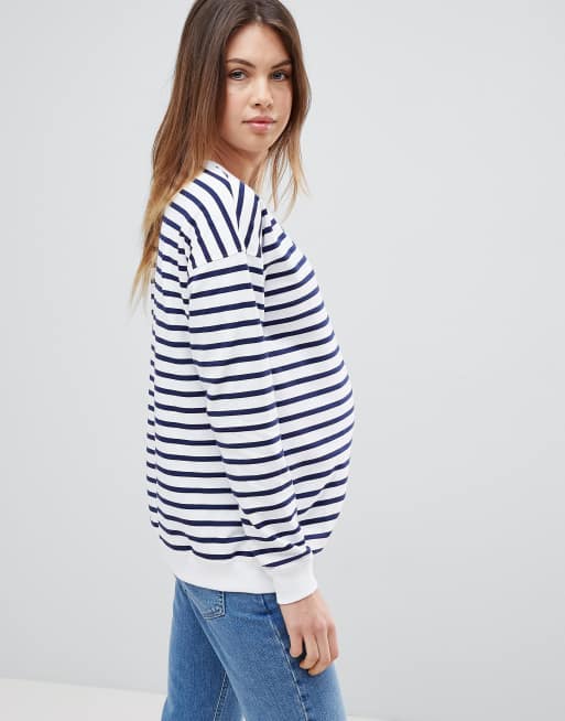 Asos shop maternity sweatshirt