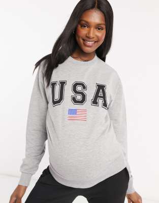 asos maternity sweatshirt