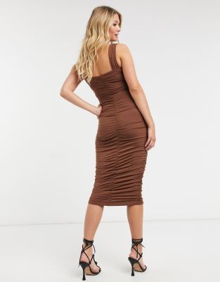 chocolate bodycon dress