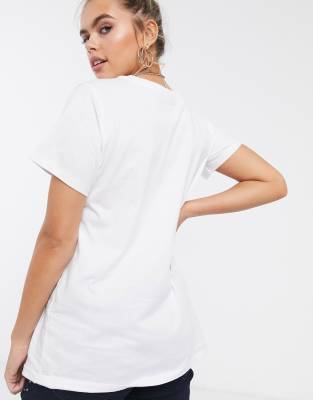 Asos Design Maternity T Shirt Med Bebe Tryck Asos