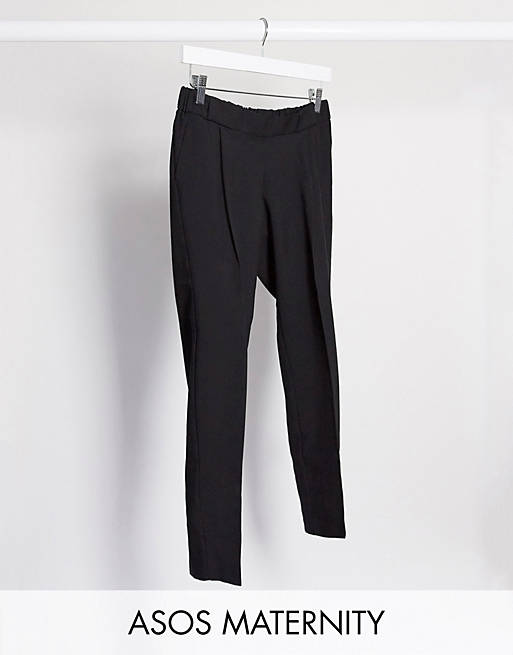 ASOS DESIGN Maternity tailored smart tapered pants