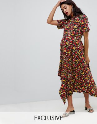 asos maternity tea dress