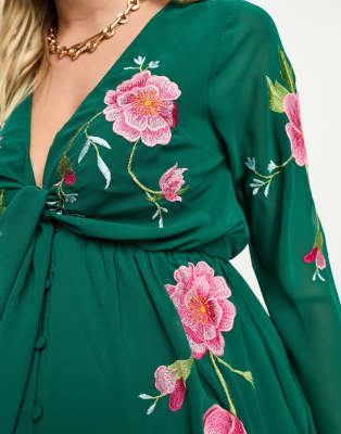 MEDI FOREST EMBROIDERY DRESS Mサイズ 新品タグ付き MEDI FOREST EMBROIDERY DRESS