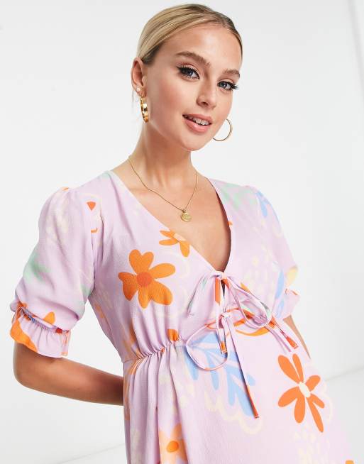 Asos maternity tea dress best sale