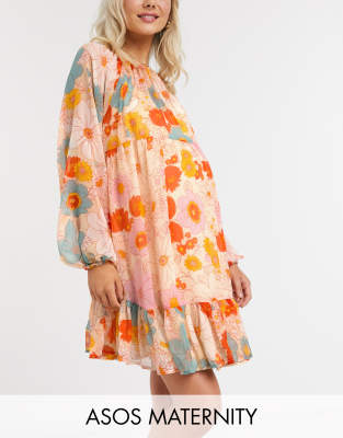 asos maternity smock dress