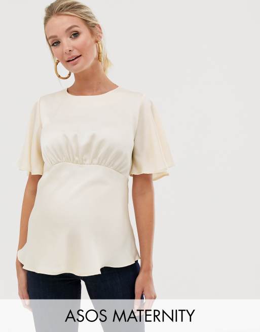 Asos cheap maternity blouse