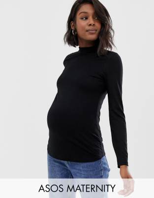 ASOS DESIGN Maternity turtle neck long 