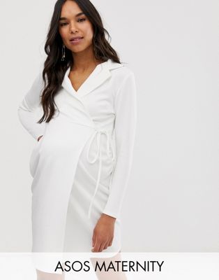 ASOS DESIGN Maternity tux mini dress | ASOS