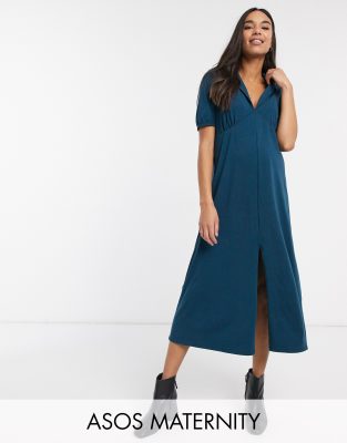 asos baby blue dress