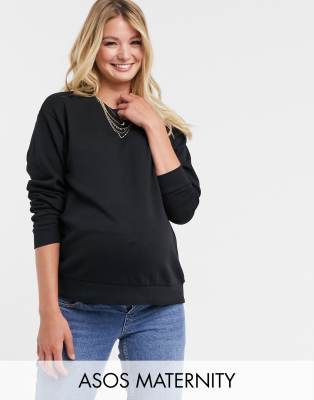 asos maternity sweatshirt