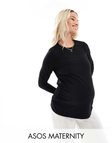 Slimming Top for Women Women's Maternity T Shirt Classic Tops Tee Mothers  to Be Pregnancy Clothing Round Nursing, Red, Small : : Clothing,  Shoes & Accessories