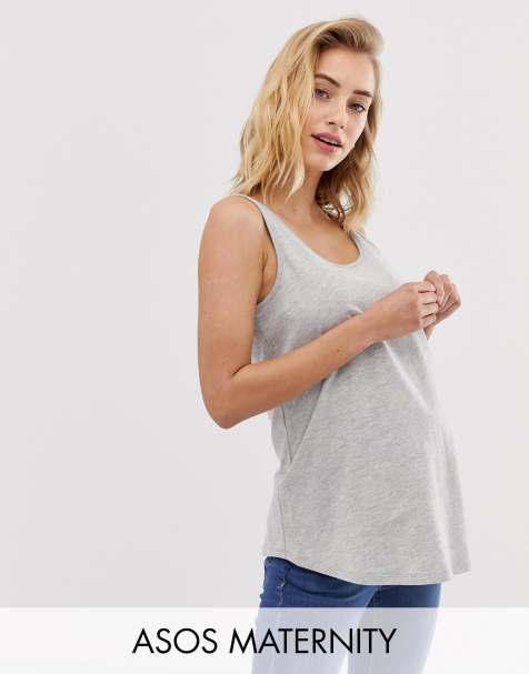 ASOS DESIGN Maternity ultimate vest in grey