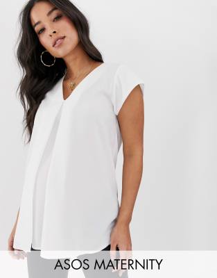 asos maternity blouse