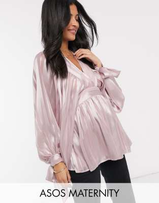 asos maternity blouse