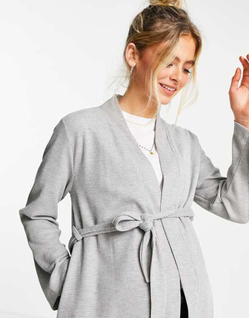 ASOS DESIGN Maternity Vestaglia corta in tessuto a nido d ape