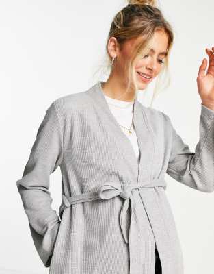 asos waffle robe