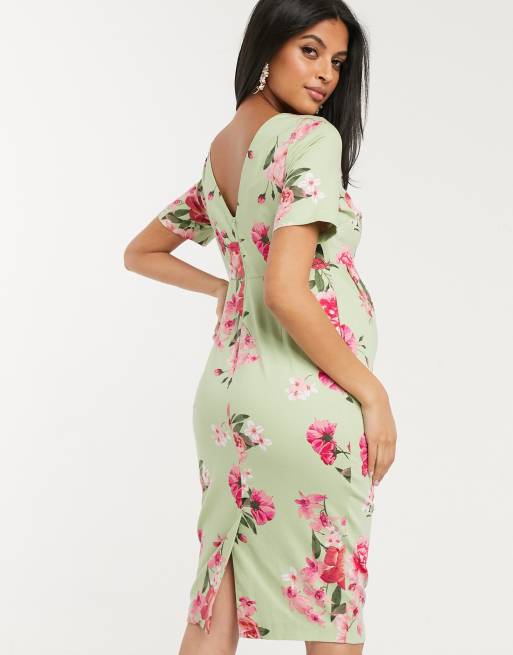 Asos design maternity wiggle best sale mini dress