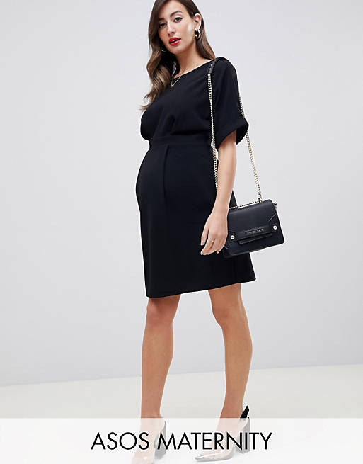 ASOS DESIGN Maternity wiggle mini dress