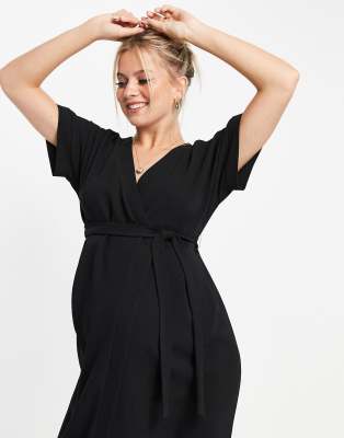 wrap dress midi asos