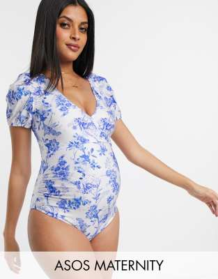 asos maternity swimming costume