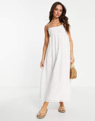 weißes langes kleid