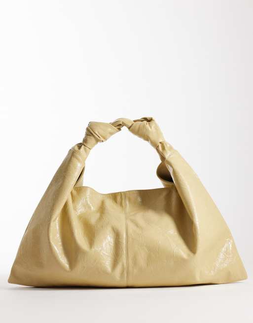 ASOS DESIGN - Maxi borsa extra larga testurizzata color latticello