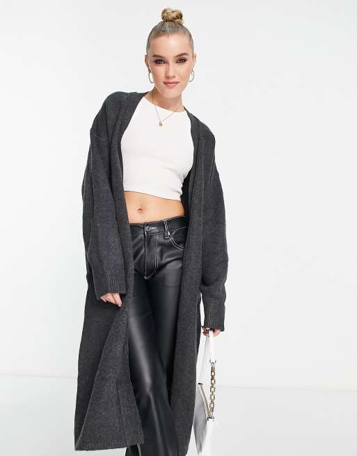 Charcoal Maxi Cardigan