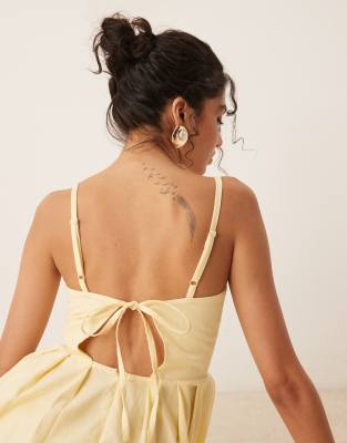 Asos Design Maxi Dress With Corset Bodice And Sculpted Bust
