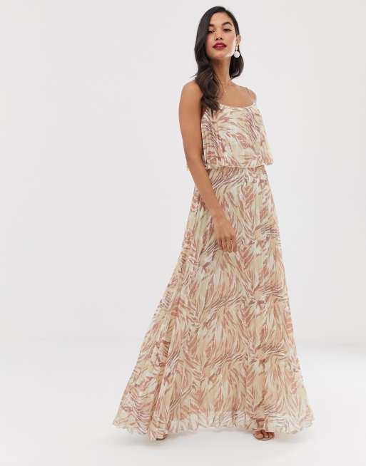 Double layered 2025 maxi dress