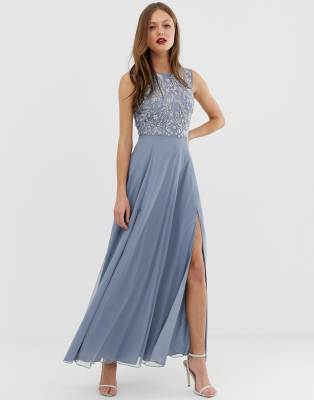 embellished maxi dress asos