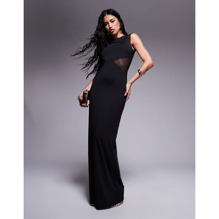 illusion cut-out dress Sherri Hill Tight Illusion Cut Out Prom Dress 57656 Navy / 2