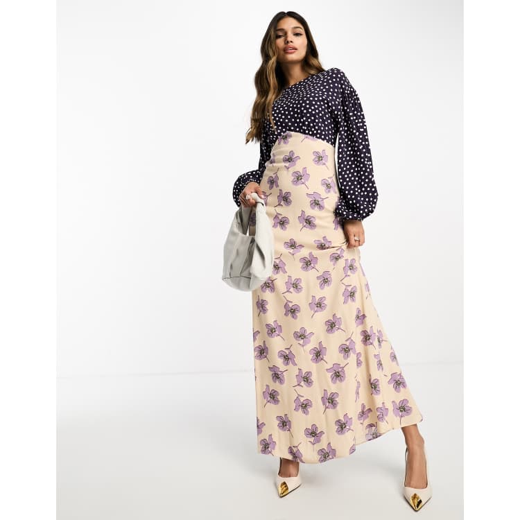 Viscose maxi online jurk