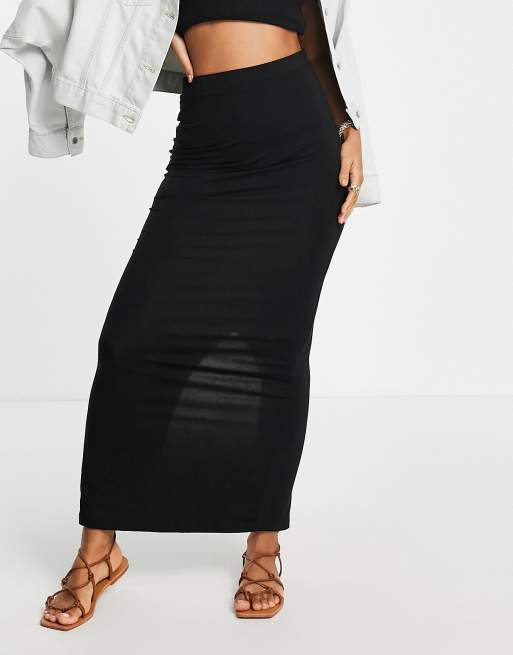 Long black shop pencil skirt 7xl