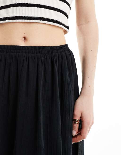 Long black skirt asos best sale