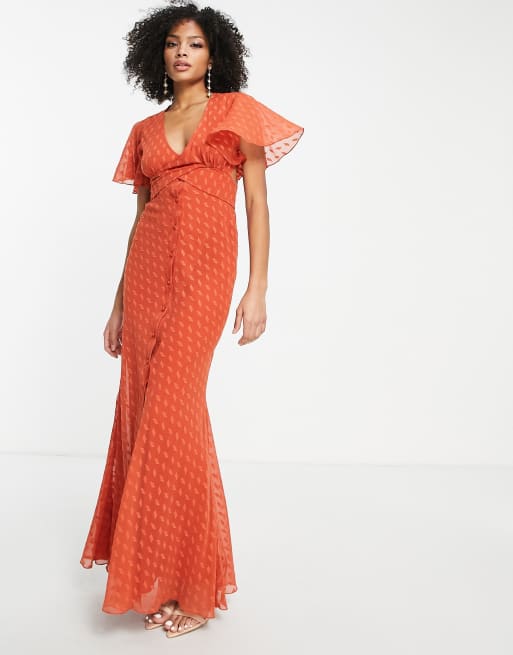 Asos maxi shop tea dress