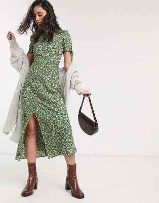 asos green tea dress