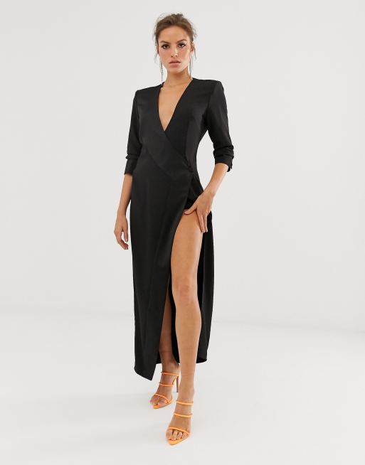 Asos store tuxedo dress